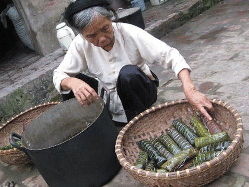 Bánh tẻ nơi quê nhà