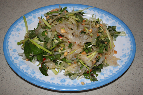 Gỏi sứa.