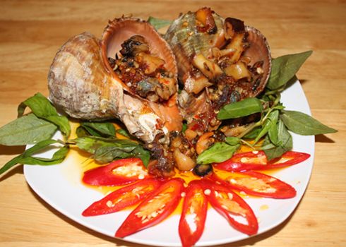 Nướng nước mắm nhĩ.