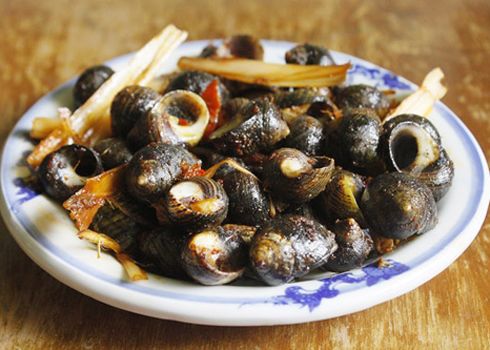 Ốc xào sả ớt...