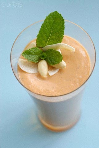 Sinh tố chuối và hạnh nhân