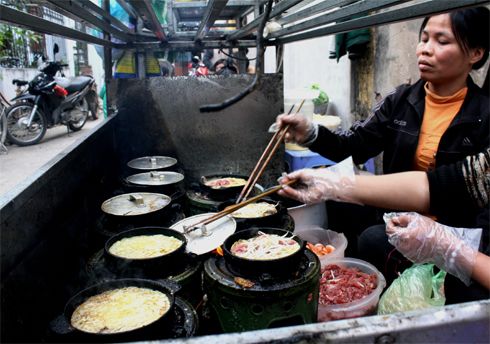 Bánh xèo Quảng Ngãi ở Hà Nội