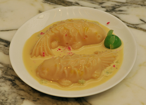 Pudding xoài ngon miệng, đẹp mắt.