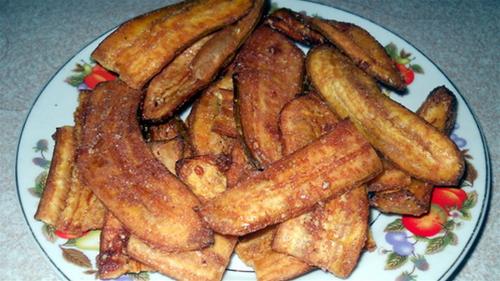 Hấp dẫn với những miếng chuối sấy