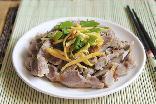 Mề gà sốt gừng
