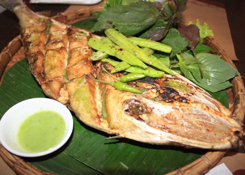 Cá da bò nướng