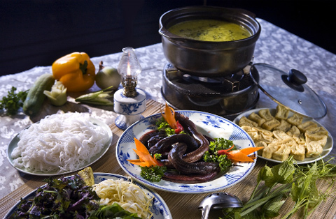 Lươn om chuối đậu