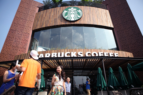 cửa hàng Starbucks đầu tiên ở Việt Nam