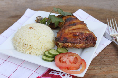 Cơm gà nướng ngũ vị hương