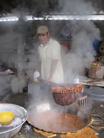 Luộc tôm khô