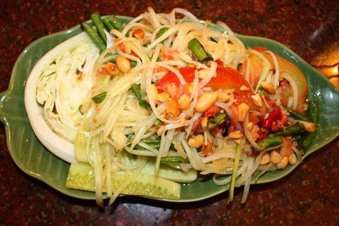 Son Tam - Gỏi đu đủ