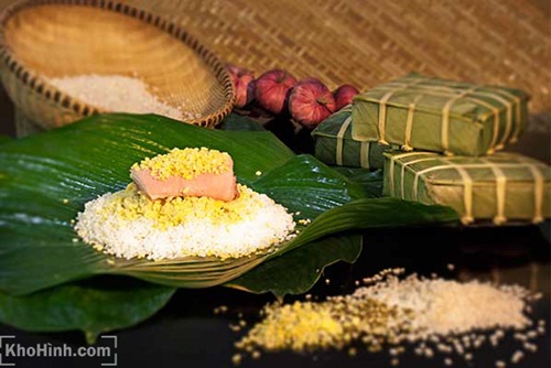 Cách gói bánh chưng