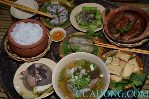Mâm cỗ ngày Tết