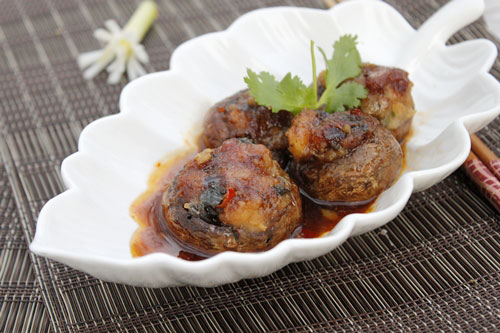 Nấm nhồi khoai sọ