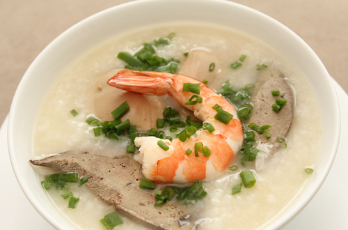 Cháo thập cẩm ngọt mềm.