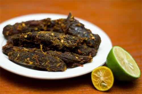 Bắp bò khô