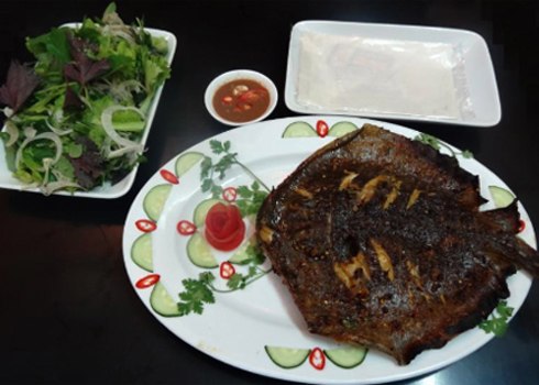 Cá đuối nướng