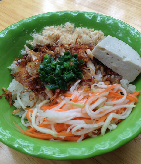 Xôi gà nướng