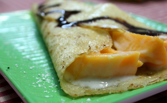 Bánh crepe xoài
