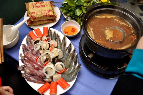 Nước lẩu Thái ở đây rất đặc biệt.
