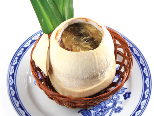 Súp dừa nấm đông cô 