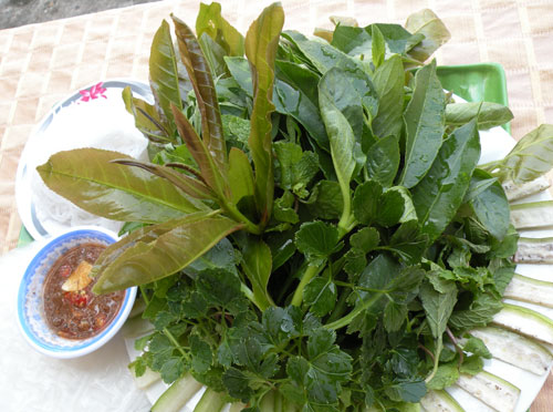 Đĩa rau cầu may
