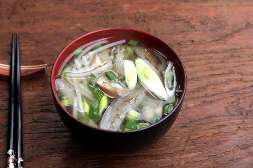 Canh miso cà tím