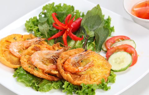 Bánh tôm chiên
