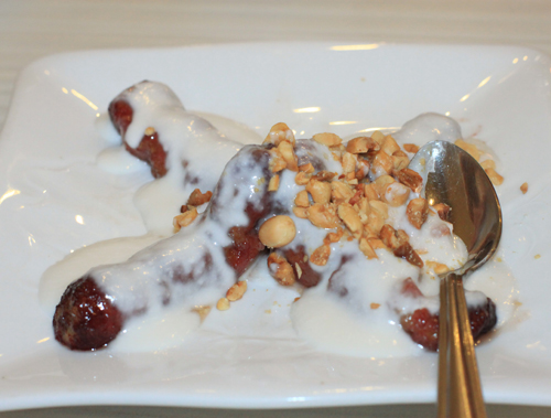 Chuối nướng mật ong