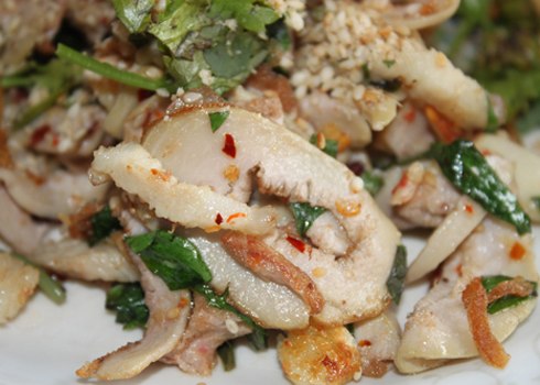 Gỏi vả trộn tôm