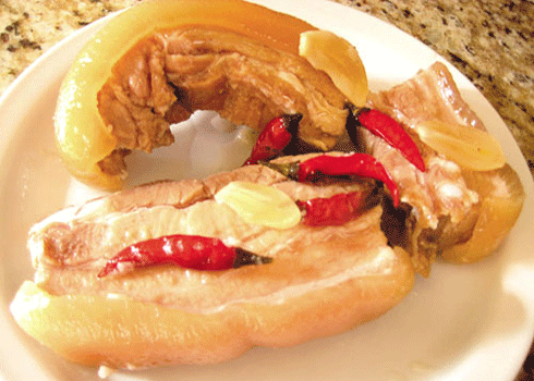 Thịt lợn ngâm nước mắm