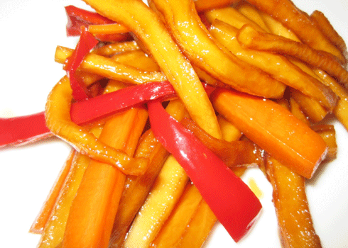 Củ cải ngâm nước tương