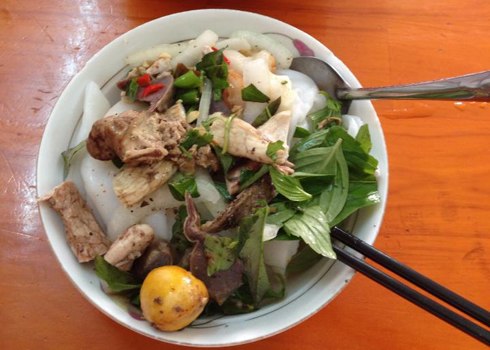 Bánh ướt lòng gà