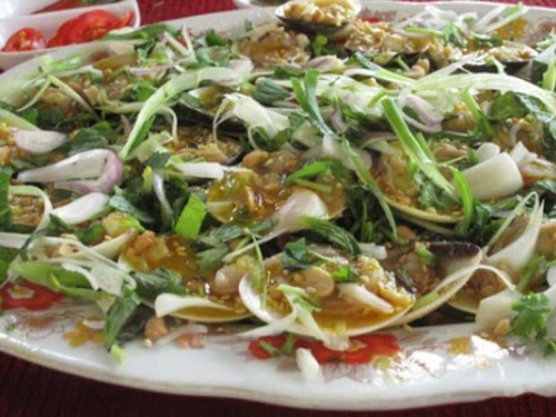Nghêu xào