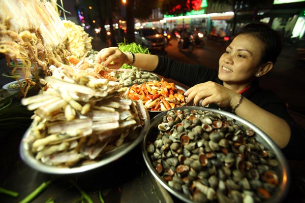 Quán ốc vỉa hè