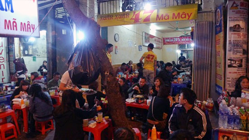 Bò nướng Xuân Xuân phố Mã Mây