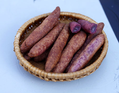 Bánh khoai mỡ vừa giòn vừa thơm bùi