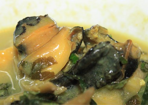 Bún ốc chuối đậu