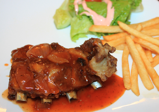 Sườn non nướng sốt BBQ