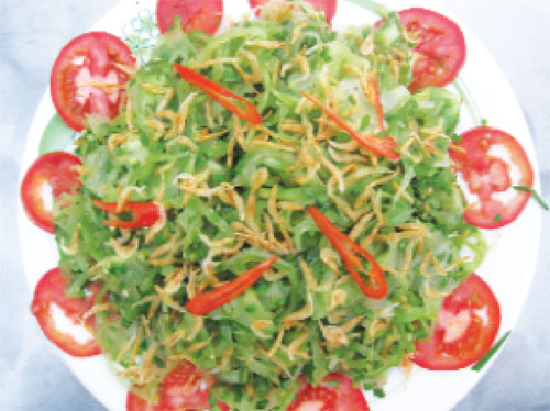 Gỏi ruốc cà chua