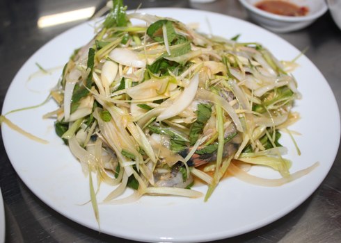 Gỏi tôm sống