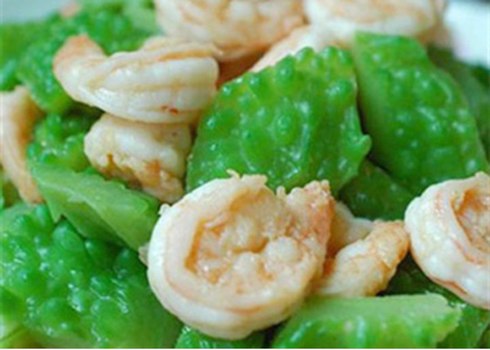 Khổ qua xào tôm