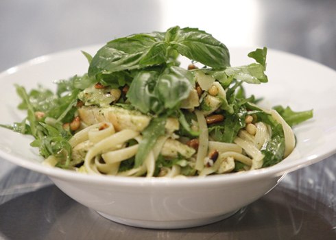 Món Chicken fettuccine pasta whith pesto của thí sinh Thanh Hòa.