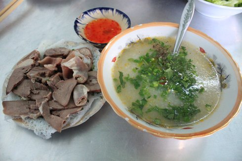 Cháo lòng bánh hỏi