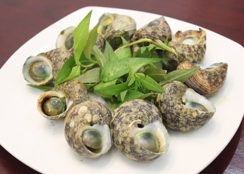 Ốc mặt trăng nướng bơ