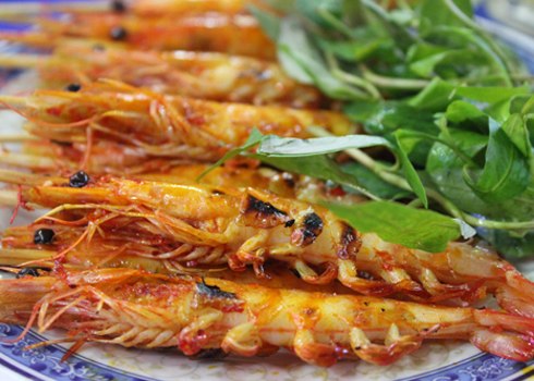 Tôm nướng muối ớt