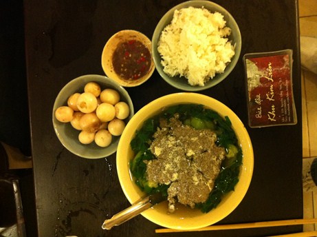 Canh cua thanh mát