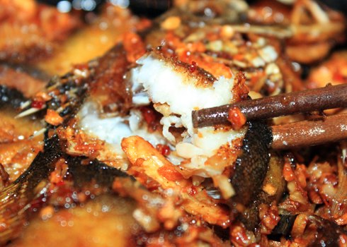 Thịt cá sơn gà