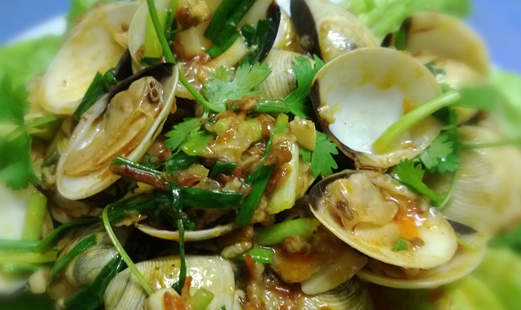 Ngao xào sa tế