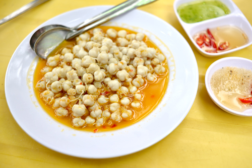 Răng mực chấm bánh mì